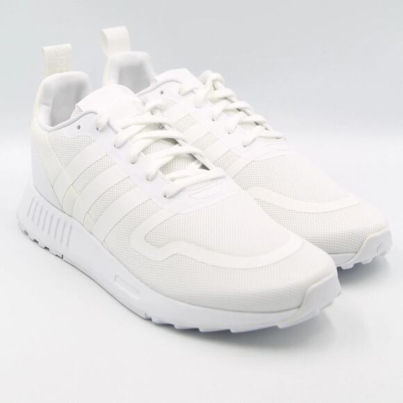 Adidas Multix Kid's White Lace Up Athletic Sneaker Shoes Size 1 - Picture 1 of 8